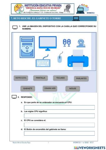 7. Reto Reiche. El Gabinete.