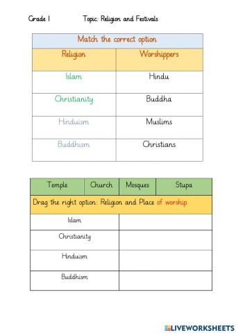 Religion and festivals