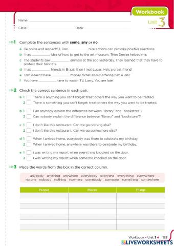Workbook - pages133-134 - 8º ano