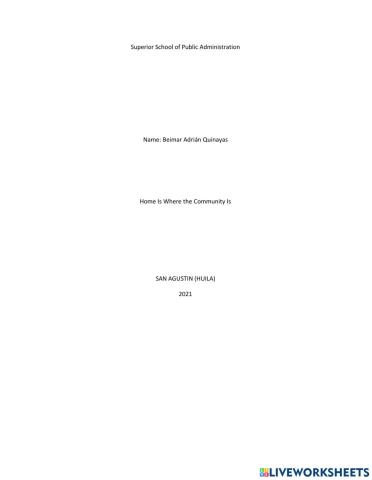 Reading comprehension