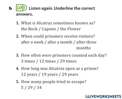 Listening Alcatraz
