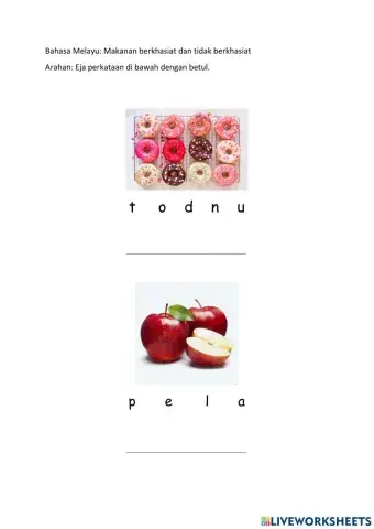 Makanan berkhasiat dan tidak berkhasiat