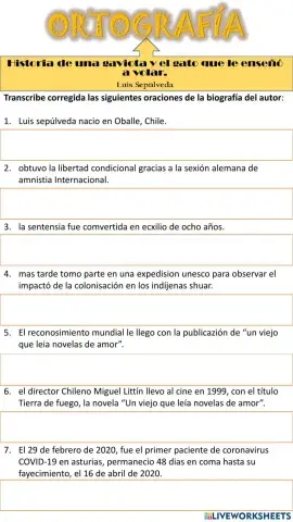 Biografía Luis Sepúlveda