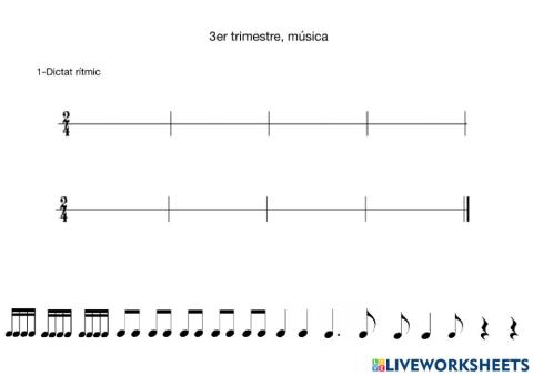 Dictat rítmic (4art, 3er tri)