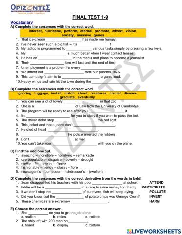 Access 4 - FINAL TEST - D rev.