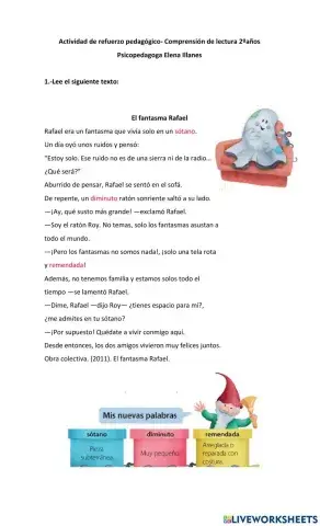 Comprensión de lectura - fonogramas br-bl