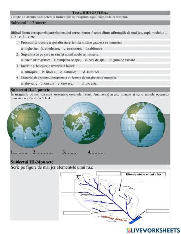 Test HIDROSFERA