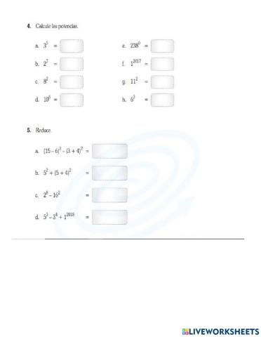 Potenciación ii parte