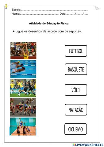 Tipos de esportes