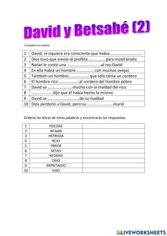 David y Betsabé (2)