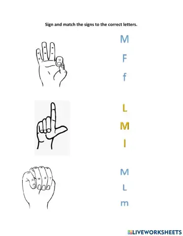 Asl letters