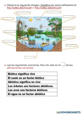 Factores Bioticos y abioticos