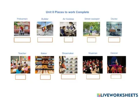 Unit 8 Places to work: Writing II