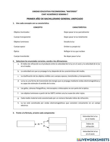 Naturaleza de la Luz