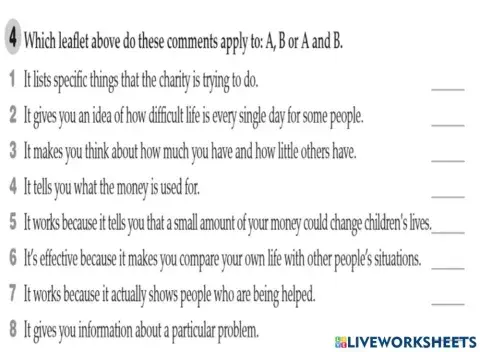 9A-Questions on Leaflets