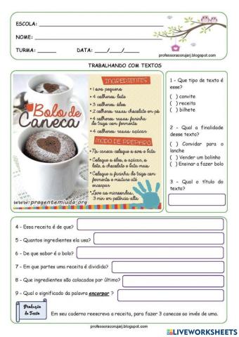 Leitura e compreensão