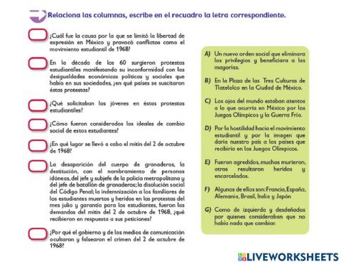 Movimiento estudiantil 1968