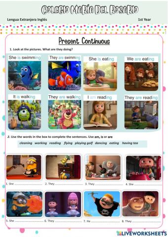 Present Continuous Introduction