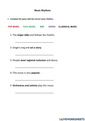 Music Rhythms