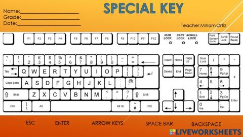 Special keys 2