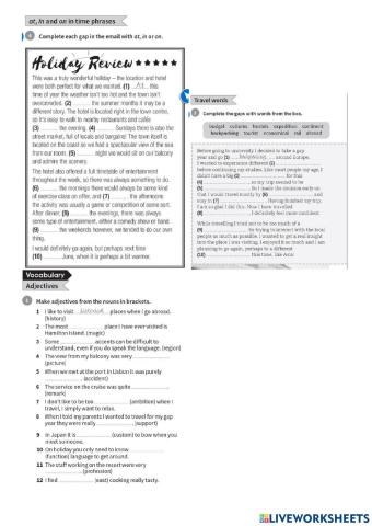 Unit3 Complete fifst for Schools