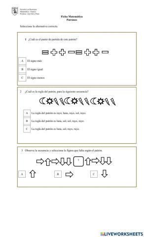 Ficha Patrones