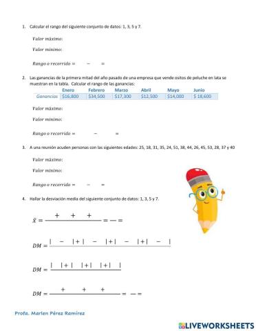 Medidas de dispersión