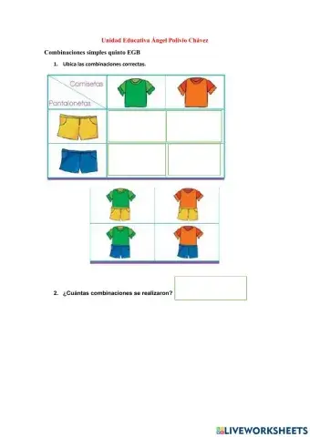 Combinaciones simples 2