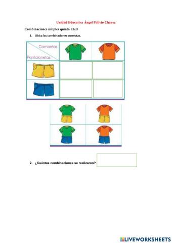 Combinaciones simples 2