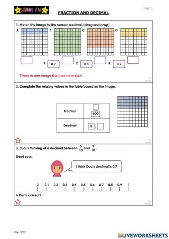 Fraction and Decimal