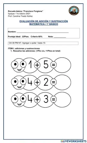 Sumas y restas simples