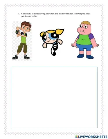 Cartoons description