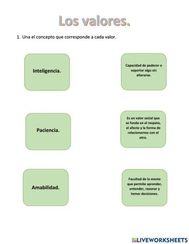 Valores