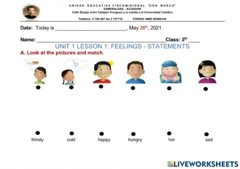 3rd Feelings grammar