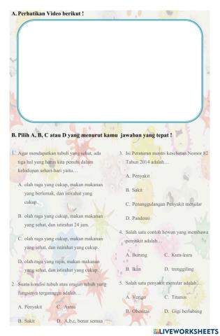 Penyakit menular dan tidak menular