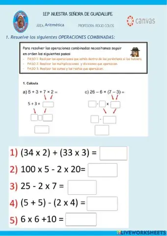 Resolvemos operaciones combinadas