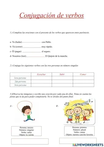 Conjugación de verbos