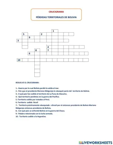 Pérdidas territoriales de Bolivia