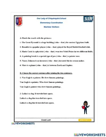 Relative Clauses (Who-That)