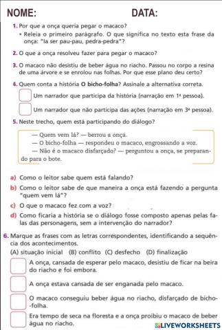 INTERPRETAÇÃO TEXTUAl