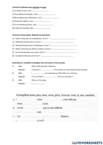 Devoir - module 1 leçon 2