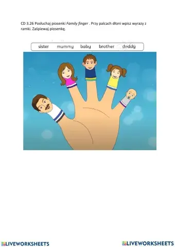 Family finger drag and drop