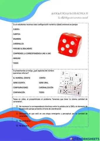 Alfabetización numérica inicial