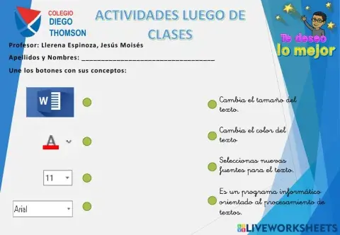 Ficha Junio Clase 1 - 1º y 2º grado