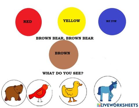 Brown bear-color matching