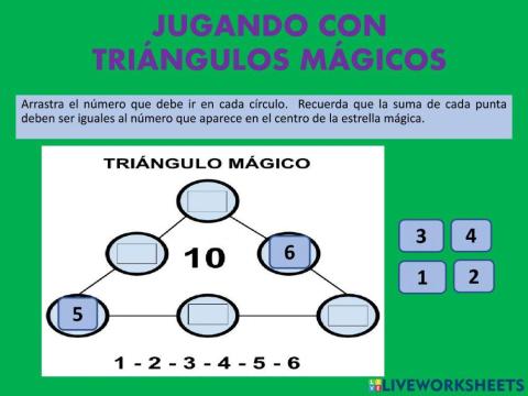 Triángulo mágico