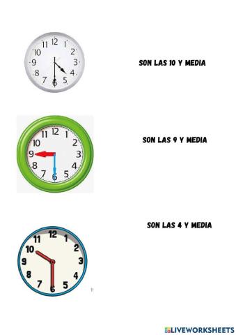 ¿Qué hora es?