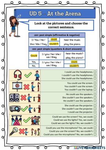 5º UD 5 - At the Arena Ficha 3