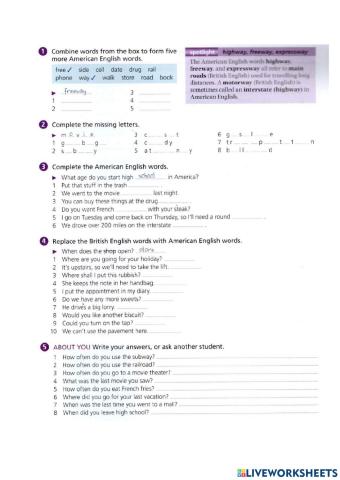 American vs British English