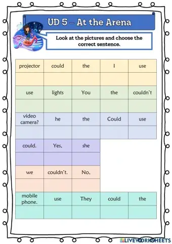 5º UD 5 - At the Arena Ficha 4